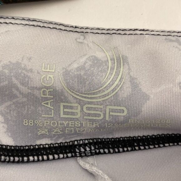 BSP Women's Black 2 in 1 Stretch Athletic Running Shorts Size Large - Picture 8 of 8